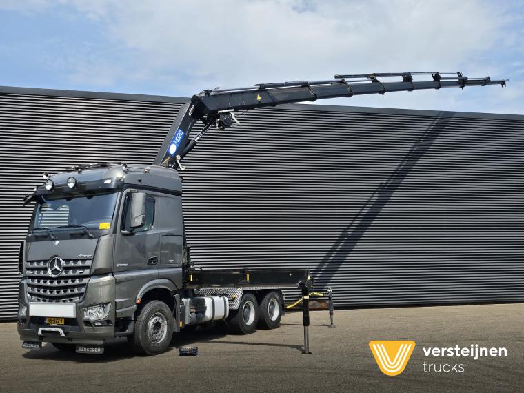 Mercedes-Benz Arocs 2658 6x4 / HMF 40 t/m - 21.3 mtr / WINCH